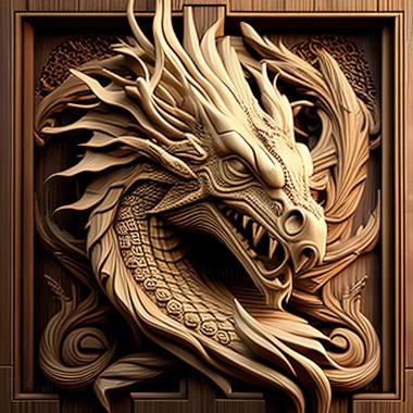 3D model Dragon (STL)